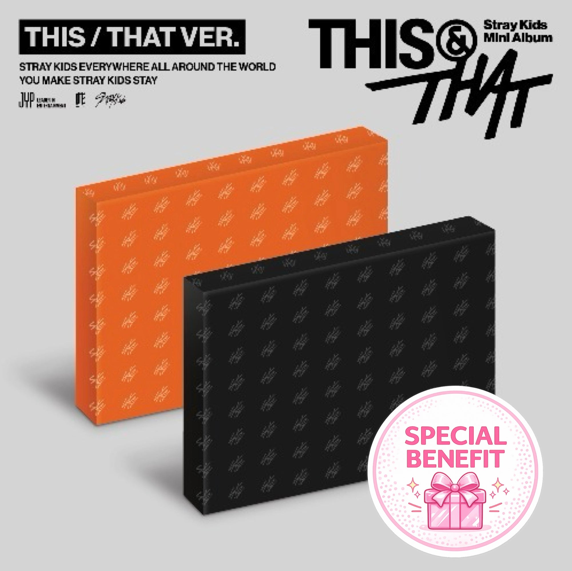 Stray Kids (MAKESTAR Gift) 10. Mini-Album [THIS & THAT] (THIS VER. / THAT VER.)