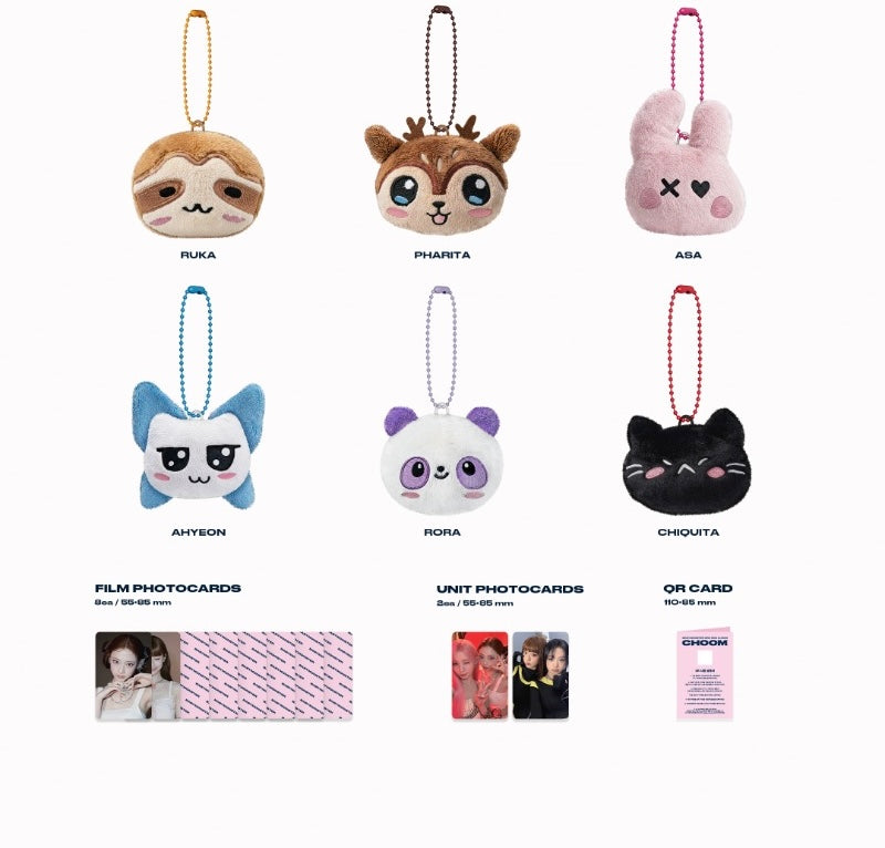 Official BABYMONSTER 3rd Mini Album [CHOOM] – Plush Keyring Version