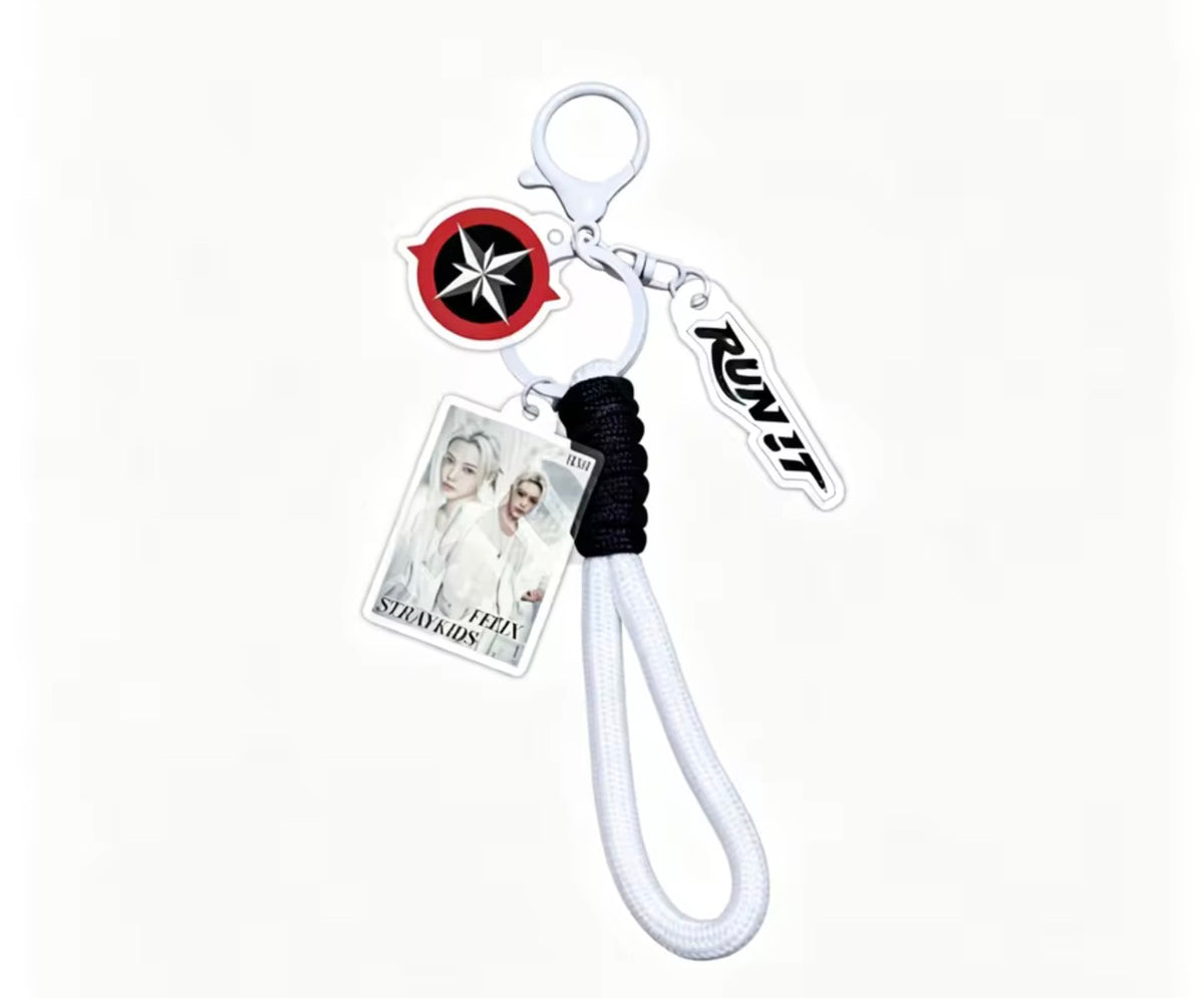 Stray Kids Acrylic Keychain Set – 3 pcs | Member Version (Handmade)