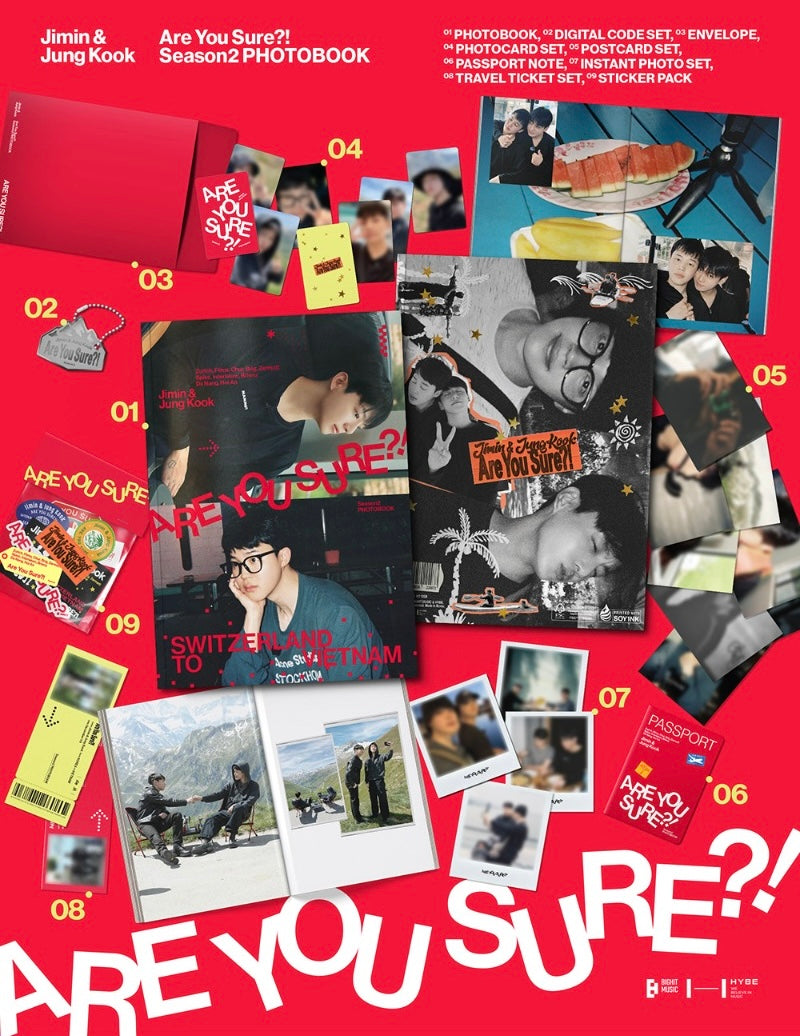 Jimin x Jung Kook – [Are You Sure?! Season 2] Photobook