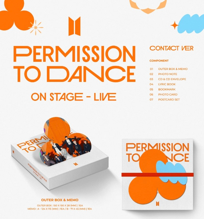 BTS – PERMISSION TO DANCE ON STAGE LIVE Album (Select Ver.)