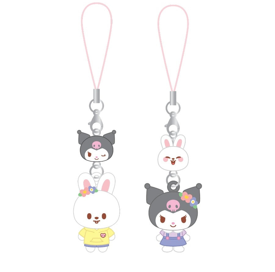 MINI FIGURE COUPLE KEYRING Stray Kids SKZOO X SANRIO CHARACTERS