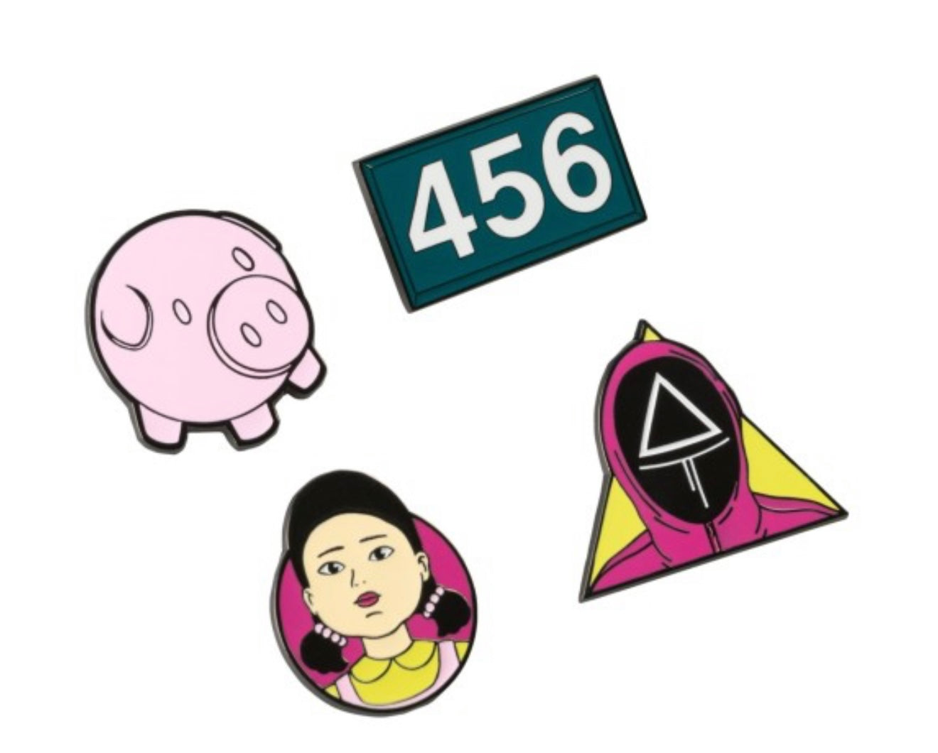 SQUID GAME SET OF 4 PINS
