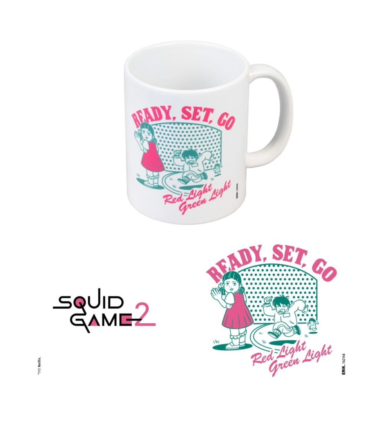 Squid Game RED LIGHT, GREEN LIGHT Mug