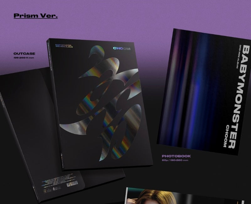 BABYMONSTER 3rd Mini Album [CHOOM] (Crimson Ver. / Metallic Ver. / Prism Ver.)