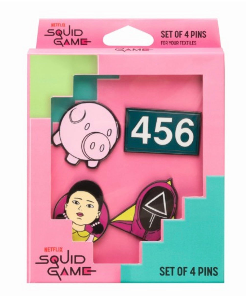 SQUID GAME SET OF 4 PINS