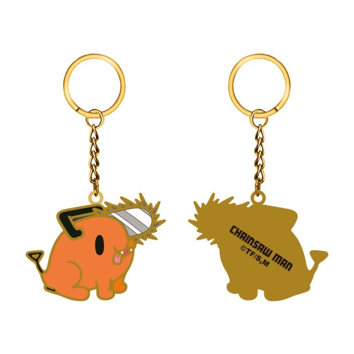 Chainsaw Man - Enamel Metal Keychain - Pochita Chibi Design - 6cm