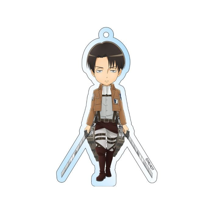 Attack on Titan - Holographic Acrylic Keychain - Levi