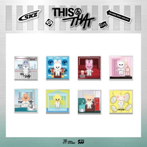 Stray Kids [THIS & THAT POP-UP STORE] SKZOO Spinning Magnet