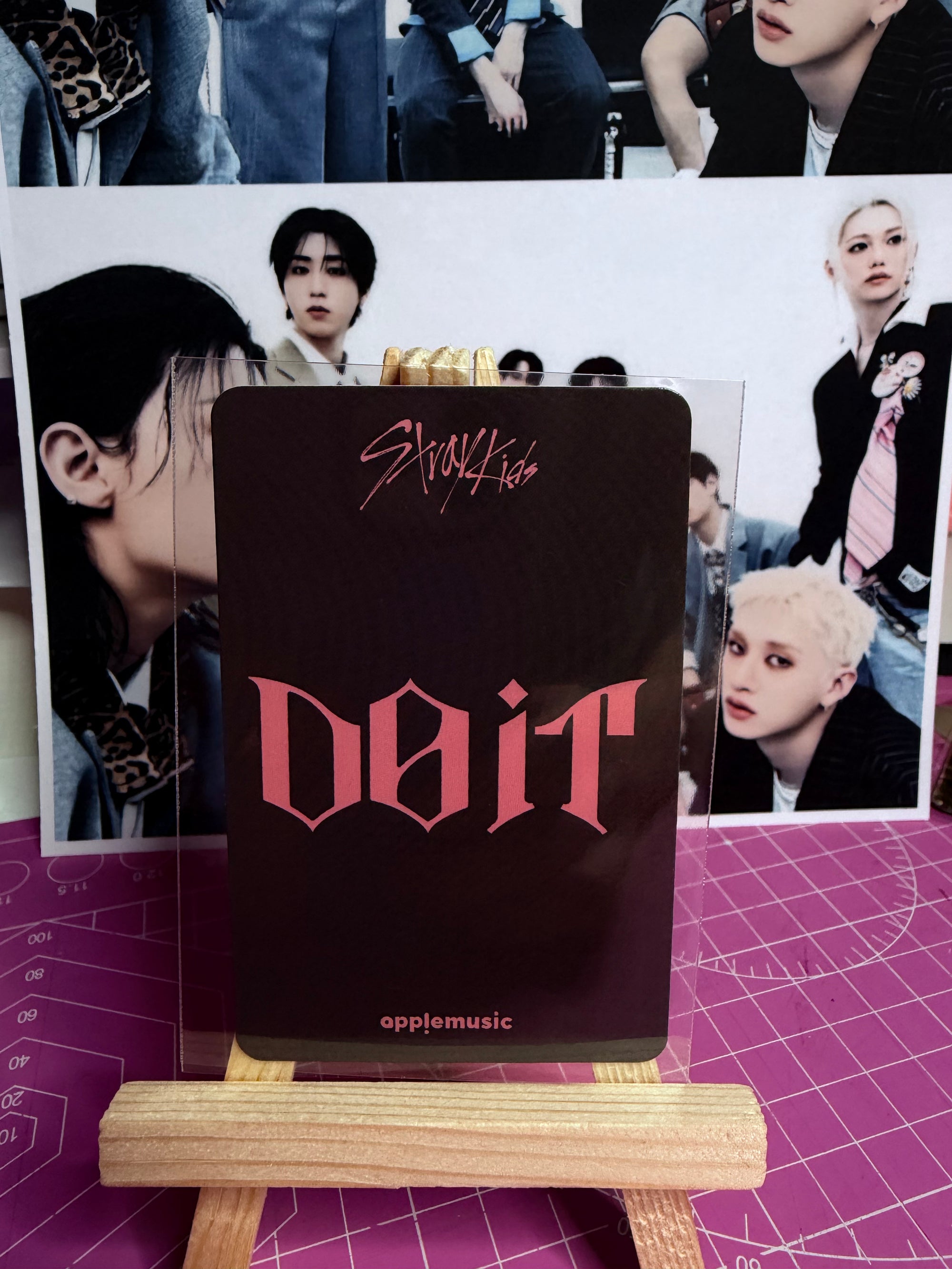 Stray Kids – DO IT Official Apple Music Photocard + Protective Sleeve (Member Choice)