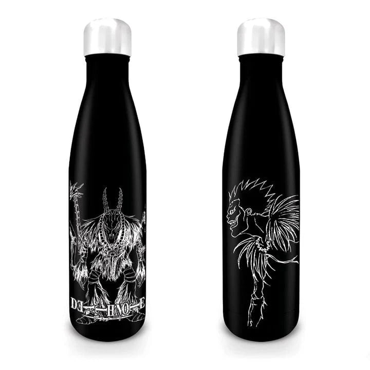 Death Note Shinigami Water Bottle (540 ml) — Black Stainless Steel Anime Flask