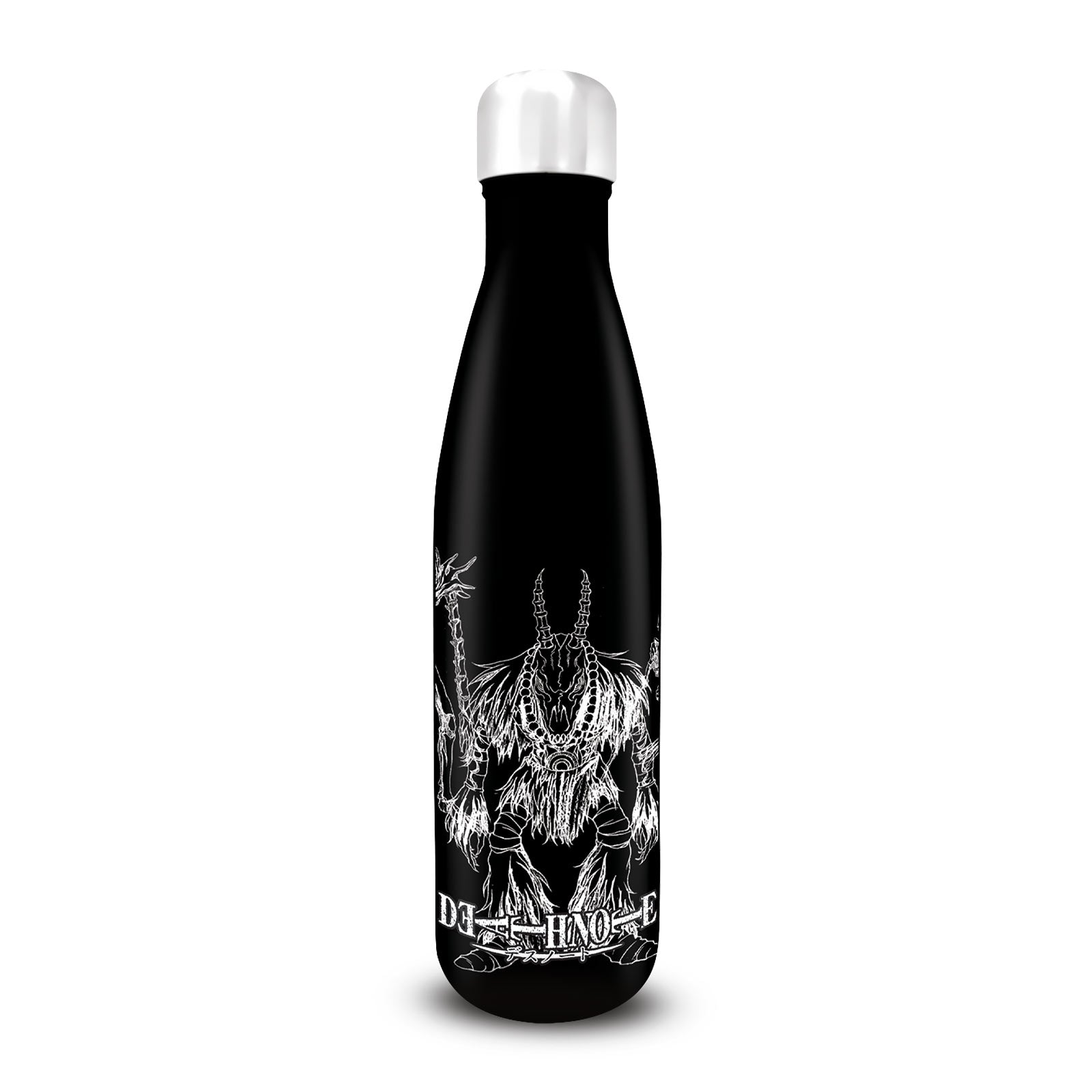 Death Note Shinigami Water Bottle (540 ml) — Black Stainless Steel Anime Flask