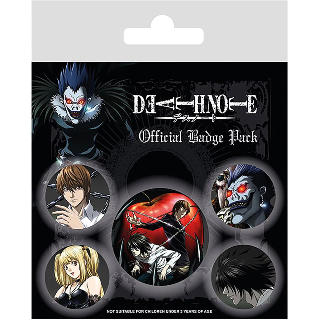 Death Note Pin Badge Pack