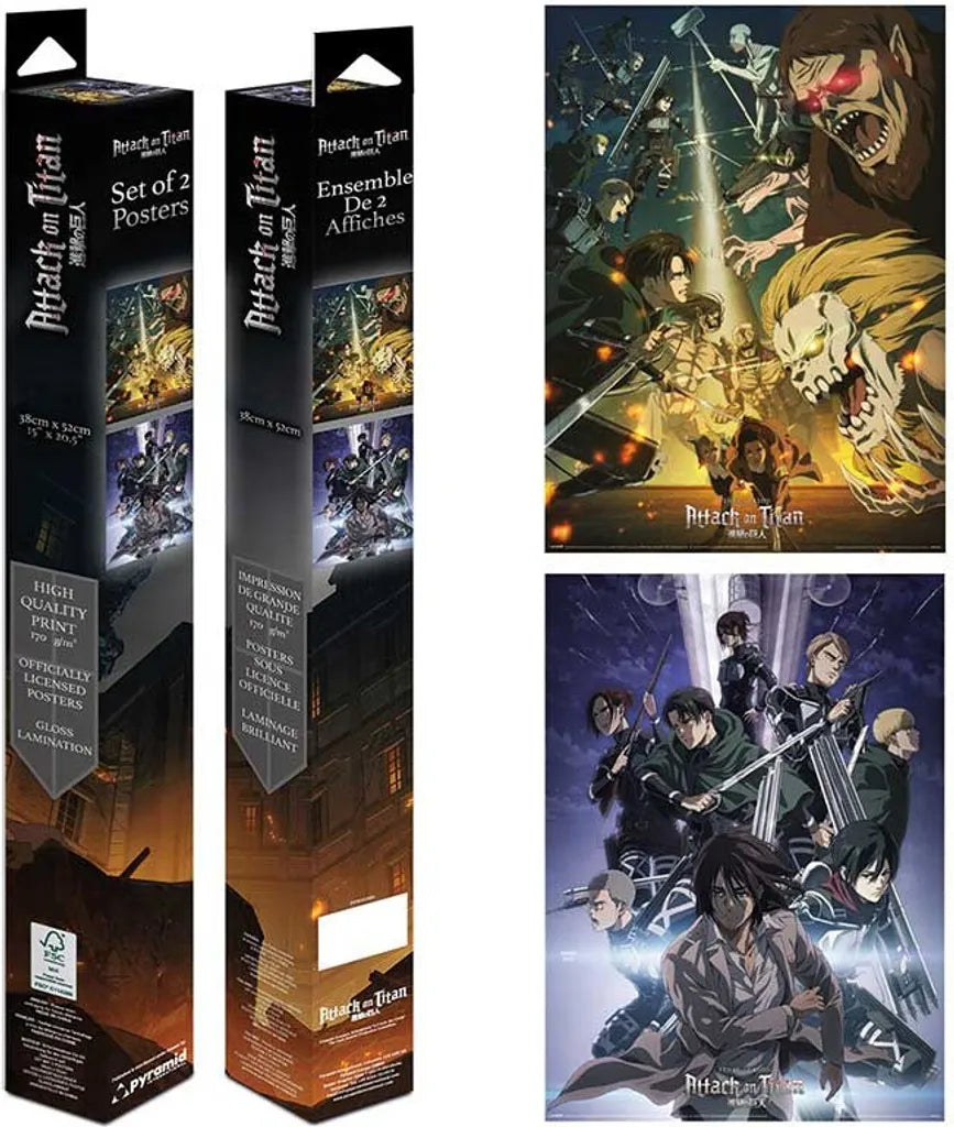 Attack On Titan Poster Set