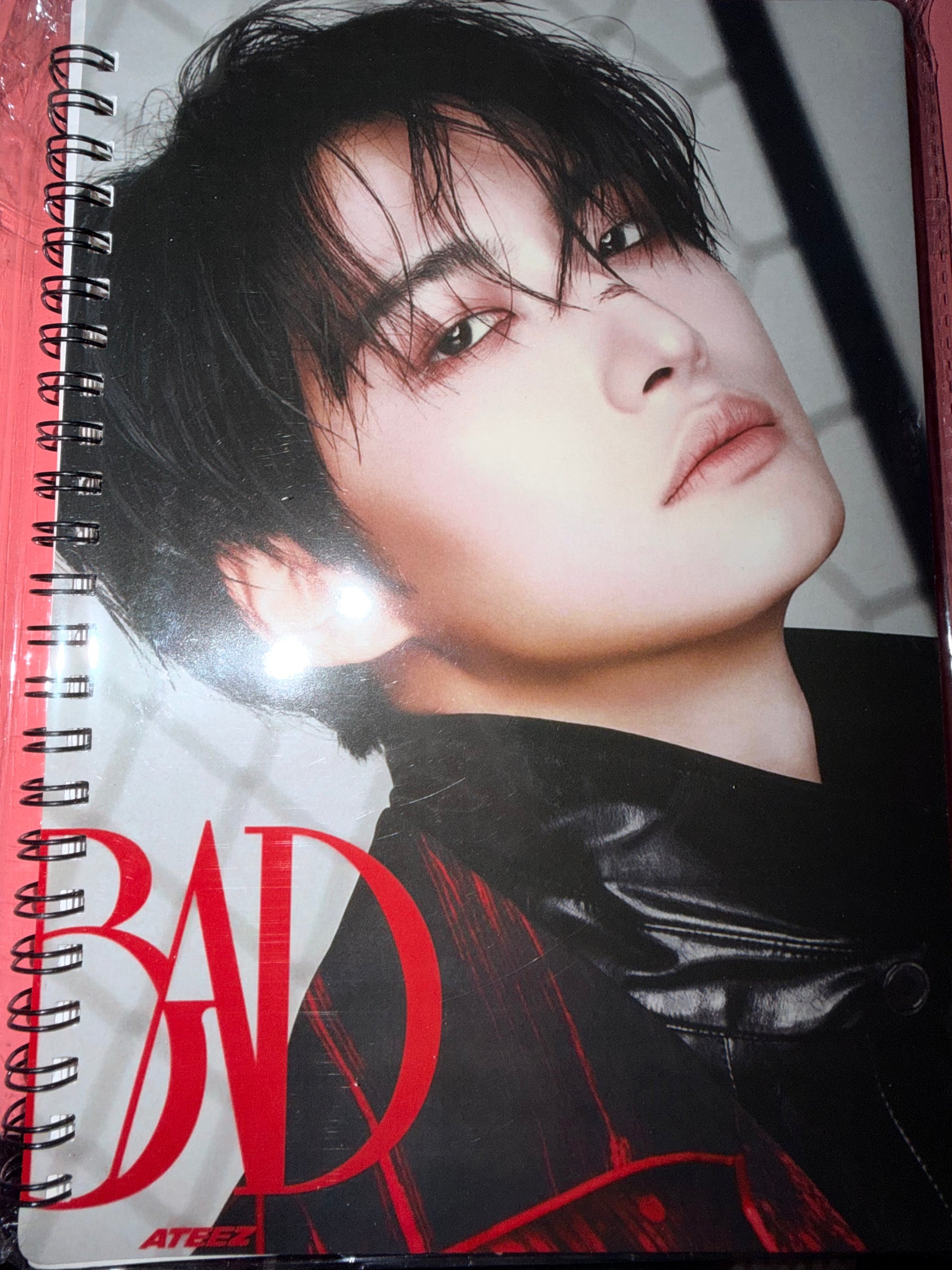 ATEEZ Spiral Notebook A5 – BDAY Member & Group Version | 9 Designs (Handmade)
