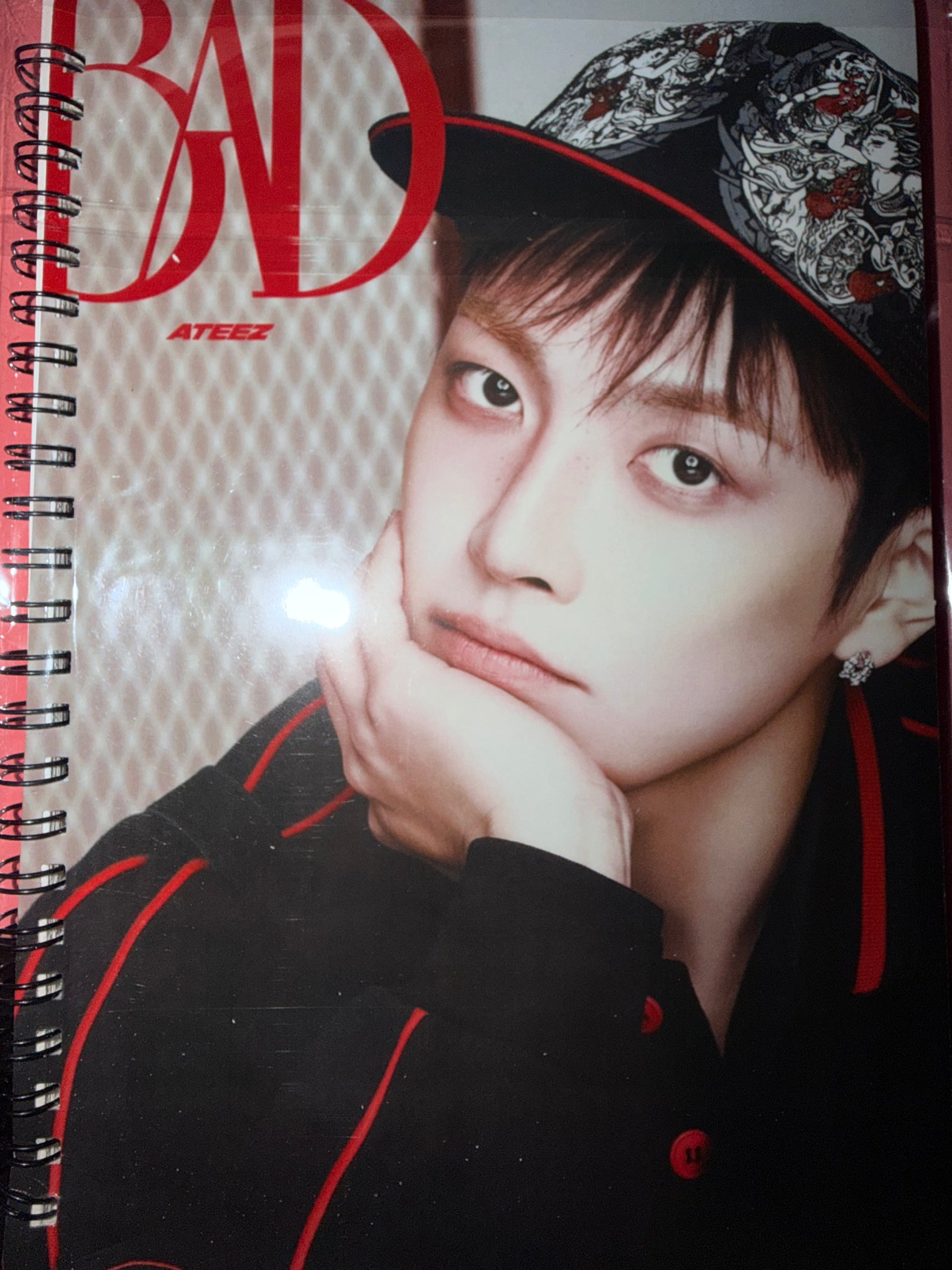 ATEEZ Spiral Notebook A5 – BDAY Member & Group Version | 9 Designs (Handmade)