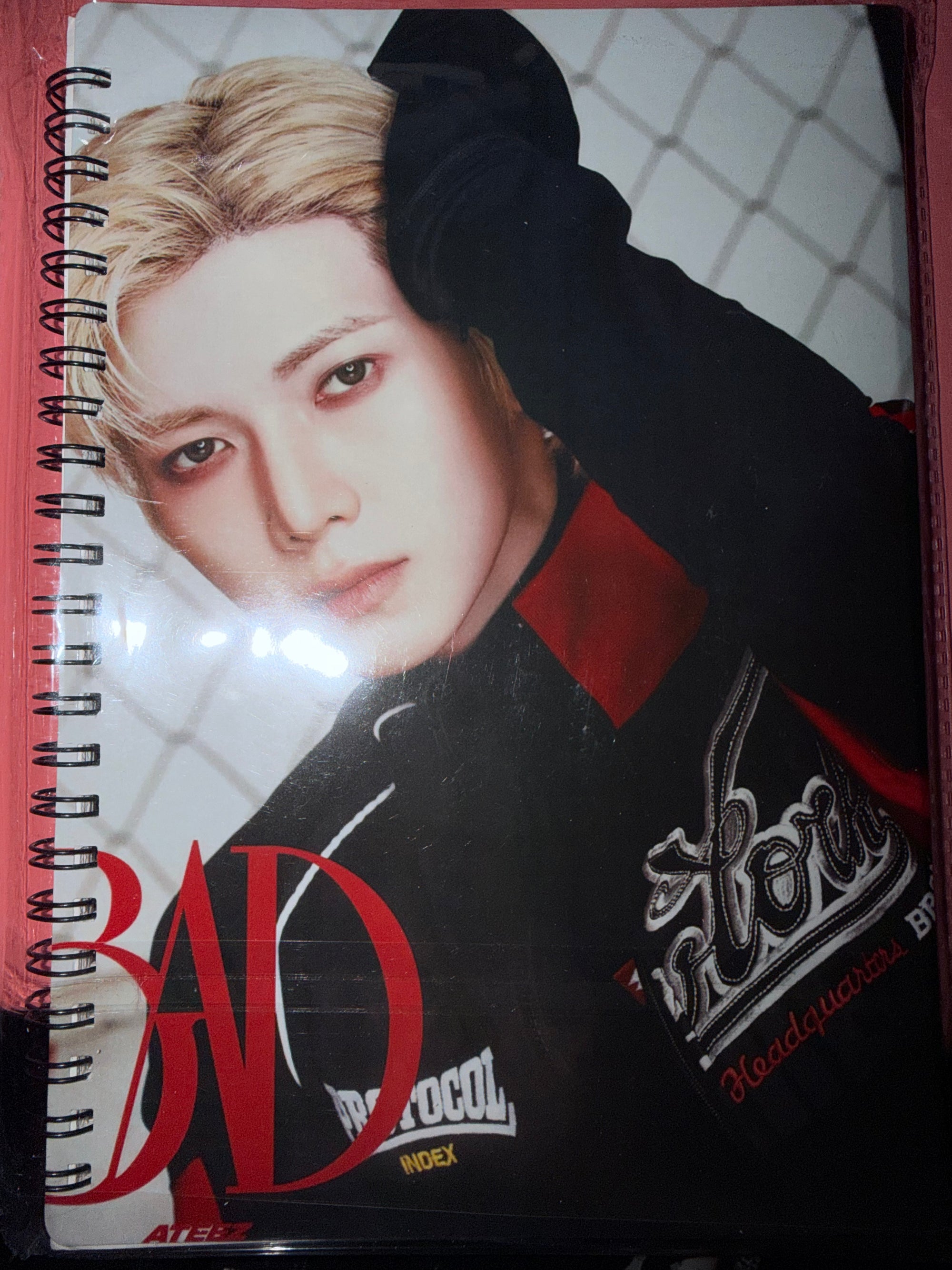 ATEEZ Spiral Notebook A5 – BDAY Member & Group Version | 9 Designs (Handmade)