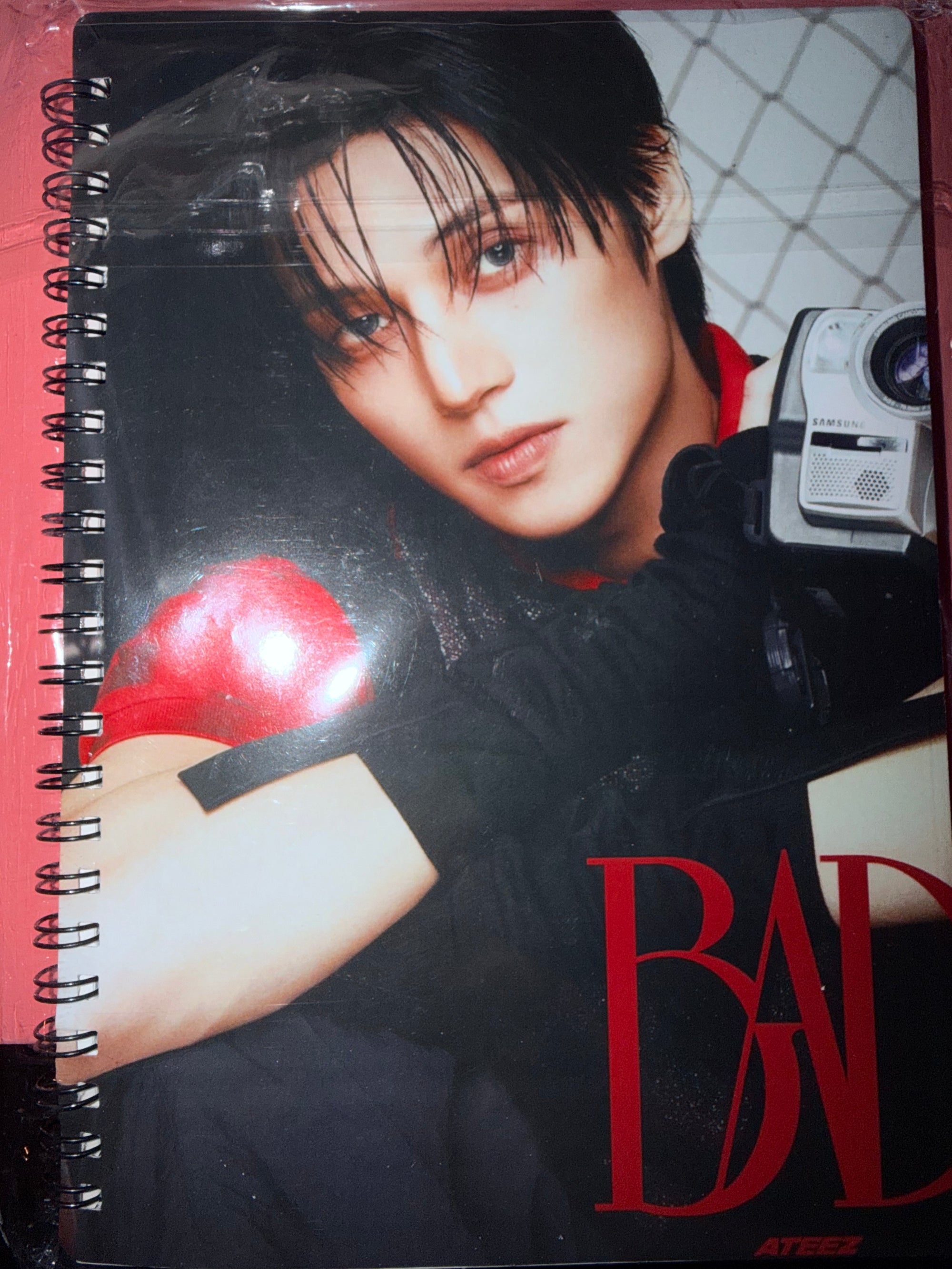 ATEEZ Spiral Notebook A5 – BDAY Member & Group Version | 9 Designs (Handmade)