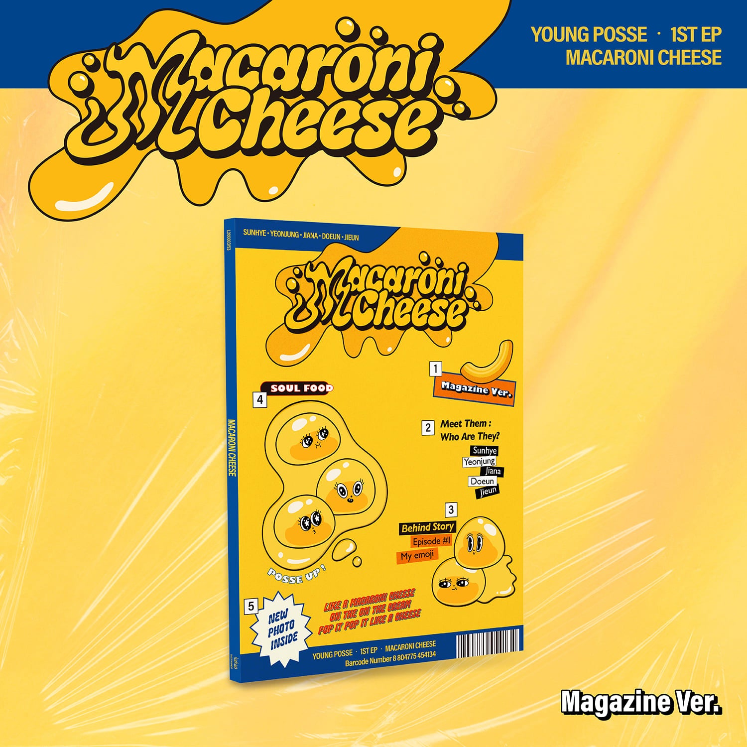 YOUNG POSSE – 1st Mini Album [MACARONI CHEESE] Magazine Ver.