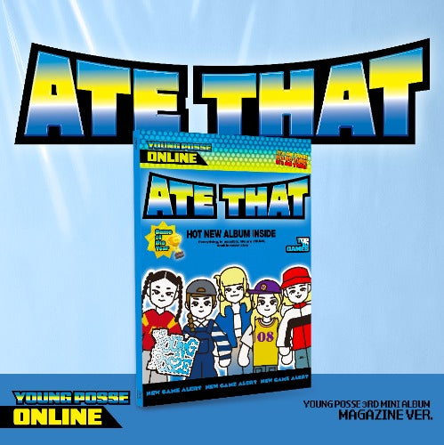 YOUNG POSSE – 3rd EP [ATE THAT] Magazine Ver.