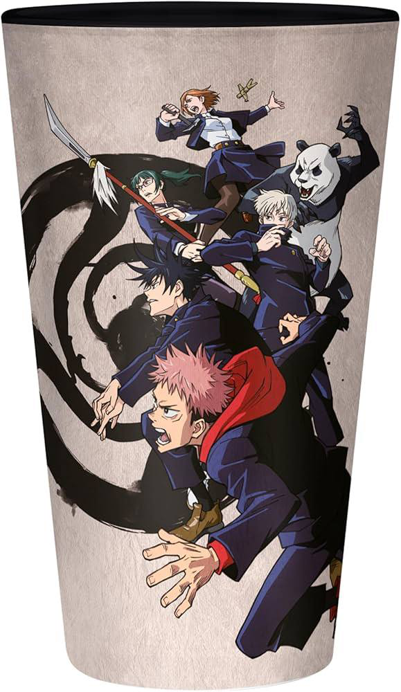 JUJUTSU KAISEN Large Glass 400ml Tokyo vs Kyoto