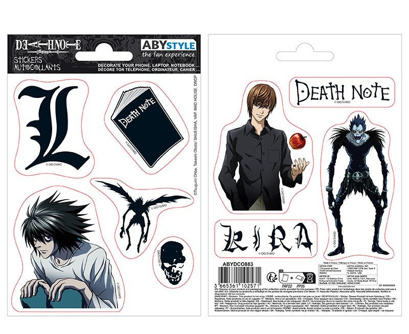 DEATH NOTE - Stickers - 16x11cm/ 2 sheets - "Death Note Icons"